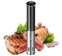 Sous Vide, Wancle 1100W Immersion Circulator, IPX7 Sous Vide Cooker, Small Space-Saving Design, Sous Vide Machines with Accurate Temperature Control, Black, 220V