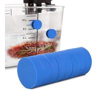 Sous Vide Weights with Magnetic Clips, Magnetic Sous Vide Weights - Multipurpose Magnets with Silicone Coating, Food Grade Set of 4 | Durable Weighted Magnet Cooking Accessories for Sous Vide-M
