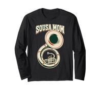 Sousa Mom Sousaphone Brass Band Long Sleeve T-Shirt