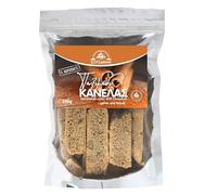 Sousamli Bakery Handmade Cinnamon Rusks -Traditional Double-Baked Sweet Rusks from the Island of Lesvos, Greece - Cinnamon Biscotti-Style Slices in Resealable Doypack, Pack of 2 x 250g