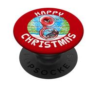 Sousaphone Christmas Sousaphonist Brass Player Music Teacher PopSockets Adhesive PopGrip