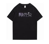 Sousou no Frieren Anime T-Shirt Frieren Short Sleeve Top Fern Stylish T-Shirt Frieren: Beyond Journey's End Round Neck Blouse