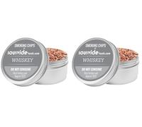 SousVideTools | [SVT-CHIPSWHI] Whiskey Oak Wood Flavour Chips For Smoking Gun, 250 ml (Pack of 2)