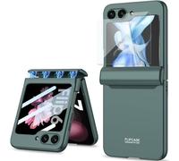 SOUTEM Case for Samsung Galaxy Z Flip 6, Integrated External Screen Protector and Magnetic Hinge Protection, Robust Shockproof Scratch-Resistant Full Protective Case for Samsung Galaxy Z Flip 7 FE