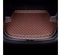 SOUTES Car Boot Liner Mat for Jaguar XE 2015-2018, Leather Rear Trunk Mats Anti-Scratch Carpet Cargo Liners Luggage Tray Interior Accessories,F/Coffee