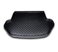 SOUTES Car Boot Liner Mat for Jaguar XE 2015-2018, Leather Rear Trunk Mats Anti-Scratch Carpet Cargo Liners Luggage Tray Interior Accessories,B/Black