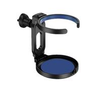 SOUTES Car Cup Holder for Peugeot 308 HTB 2007-2015, Adjustable Air Vent Drink Holders Hanging Folding Cup Bottle Cans Holder Interior Parts Accessories,A/Blue