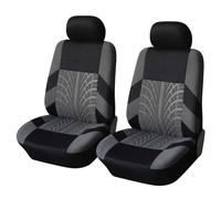 SOUTES Car Seat Covers for Nissan X-Trail T31 2007-2014, Full Set Cloth Seat Cover Seat Cushion Protector Breathable Nonslip Front Rear Interior Accessories,C/Grey