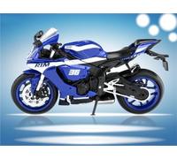 SOUTES Motorcycle model 1/12 For Y&AMAHA R1M Motorcycle Model Toy Gift Giving Die-cast Static(Blue)