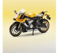 SOUTES Motorcycle model 1:12 For Y&AMAHA YZF-R1 YZFR1 YZF R1 Motorcycle Model Toy Gift Giving Die-cast Static(Yellow)