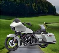 SOUTES Motorcycle model 1:18 Alloy Diecast Motorcycle Miniature Model Toys Wheel Steering Vehices For Harley For Davidson 2018 CVO Road Glide