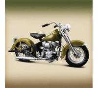 SOUTES Motorcycle model 1:18 For Harley For Davidson 74FL For Hydra Glide 1953 Alloy Motorcycle Model Toy Collection