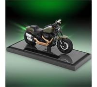 SOUTES Motorcycle model 1:18 For Harley For Davidson For Fat Bob 114 Die-casting Motorcycle Model Collection Hobby Toy Gift Off-road
