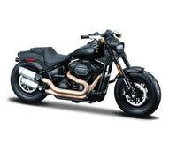 SOUTES Motorcycle model 1:18 For Harley For Fat Bob 114 2022 Die-casting Motorcycle Model Collection Hobby Toy Gift