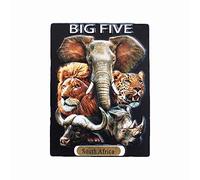 South Africa 3D Big Animals Refrigerator Magnet Resin Travel Souvenirs,Handmade Home & Kitchen Decoration South Africa Fridge Magnet Collection Gift