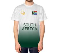 South Africa All Over Rugby T Shirt White