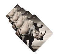 South Africa animal Car Air Fresheners Cards Set of 4 Pieces Personalized Car Fresheners Gifts for Men Women Auto Aromatherapy Tablets Hanging Scented Cards for Wardrobe Bathroom