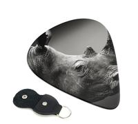 South Africa animal Guitar Plectrums, 6 Guitar Plectrums, Printed on both sides for Electric Guitar Bass Ukulele (0.46 mm 0.71 mm 0.96 mm)