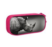 South Africa Animal Large Capacity Double Layer Pencil Case,Customizable Full Print Polyester Fabric Organizer-School, Office, Travel Makeup Pouch