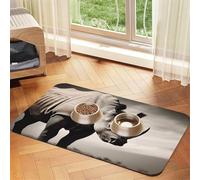 South Africa Animal Pet Feeding Mat 40x60cm, Absorbent Dog Mat for Food and Water Bowl, PU Leather Cat Food Mat Waterproof Dog Bowl Mats Quick Dry Pet Placemats-No Stains