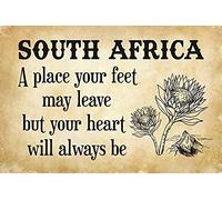 South Africa Art A Place Your Heart Will Always Be King Protea Flower Door Mat Barrier Floor Mats Machine Washable Entrance Rug For Entrance Indoor Laundry Room 40 X 60Cm
