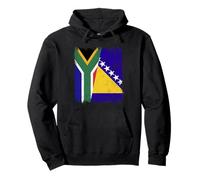 South Africa Bosnia And Herzegovina Half Flag Pullover Hoodie