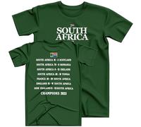 South Africa Champions Kids T Shirt Results Scores Rugby Winners African Tee Bioys Girls, 7-8 Years, Bottle