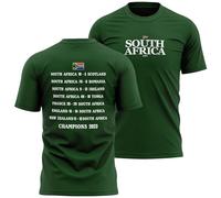South Africa Champions Mens T Shirt Results Scores Rugby Winners African Tee Him, XXL, Bottle