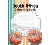 South Africa Colouring Book: Beautiful landscapes and animals
