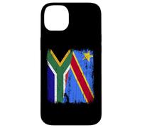 South Africa Congo Half Flag South African Congolese Pride Case for iPhone 14 Plus