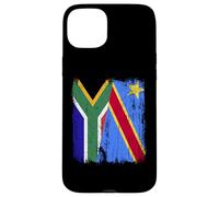 South Africa Congo Half Flag South African Congolese Pride Case for iPhone 15 Plus