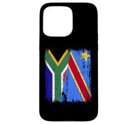 South Africa Congo Half Flag South African Congolese Pride Case for iPhone 15 Pro Max