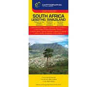 South Africa Country Map: Lesotho, Swaziland: Cartographia Map Collection (Michelin National Maps)