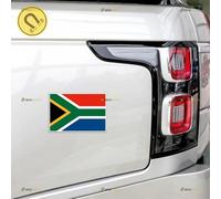 South Africa Country South African Flag Car Magnet Magnetic Sticker Decal - 4 Pack Reflective 7.6cm 10.2cm 12.7cm 15.2cm - for Truck Door Fridge Reusable Waterproof