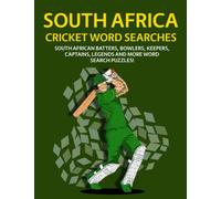 South Africa Cricket Word Searches: South African Batters, Bowlers, Keepers, Captains, Legends and More Word Search Puzzles!