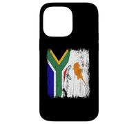 South Africa Cyprus Half Flag South African Cypriot Heritage Case for iPhone 14 Pro Max