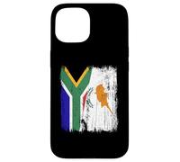 South Africa Cyprus Half Flag South African Cypriot Heritage Case for iPhone 15
