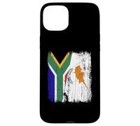 South Africa Cyprus Half Flag South African Cypriot Heritage Case for iPhone 15 Plus