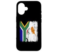 South Africa Cyprus Half Flag South African Cypriot Heritage Case for iPhone 16