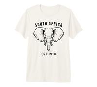 South Africa Elephant Head Design African Wildlife Premium T-Shirt