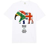 South Africa Elephant Ideas Kids & UK South African Flag Comfort Colors Adult Heavyweight T-Shirt