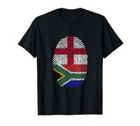 South Africa England Fingerprint English South African Roots T-Shirt