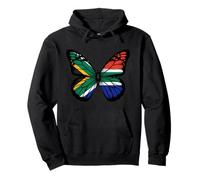 South Africa Flag Butterfly Wings Pullover Hoodie
