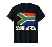 South Africa Flag Distressed Grunge Vintage T-Shirt