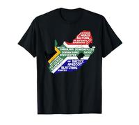 South Africa Flag Food Maps Africans T-Shirt