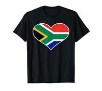 South Africa flag heart T-Shirt