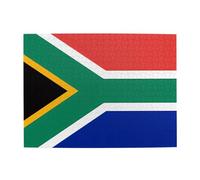 South Africa flag Horizontal Wooden Puzzle 500 Pcs Develop Hands-on Skills for Relax and Parent-Child Interaction