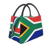 South Africa flag Insulated Lunch Bag for Women-Large Capacity,Leak-Proof & Easy to Clean for Work, Picnics, and Travel