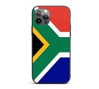 South Africa Flag iPhone Case | iPhone 13 13 Pro 13 Pro Max 14 14 Pro 14 Pro Max 15 15 Pro 15 Pro Max 16 16 Pro 16 Pro Max | Durable Protective Phone Cover | South Africa Pride Gift Black