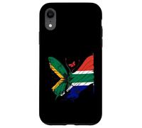 South Africa Flag Jamaica Butterfly South African Roots Case for iPhone XR